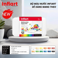 Bộ Màu Nước Infiart - Dễ Dàng Mang Theo EPT1042