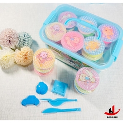 Đất nặn siêu nhẹ DUCKEY - Bộ đất nặn XJY-9302 24 màu sắc - Tặng kèm phụ kiện - Đảm bảo chất lượng theo ISO9000