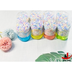 Slime sắc màu DUCKEY. Slime XJY-9952 - Nhiều màu để lựa chọn - Tặng kèm đồ chơi - Thiết kế 2 ngăn chứa đựng.