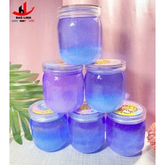 Slime màu nhũ DUCKEY, Slam XJY-9977 màu ánh nhũ xanh tím - Sản xuất theo tiêu chuẩn ISO9000 - An toàn cho người sử dụng.