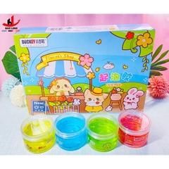 Slime sắc màu DUCKEY. Slime XJY-9968 cao cấp - Sản xuất theo tiêu chuẩn EN-71, An toàn cho người sử dụng.
