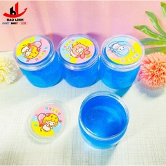 Slime màu nhũ DUCKEY, Slam XJY-9977 màu ánh nhũ xanh tím - Sản xuất theo tiêu chuẩn ISO9000 - An toàn cho người sử dụng.