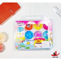 Slime sắc màu DUCKEY. Bộ Slime 12 màu XJY-9947 tạo hình viên kẹo - sản xuất theo quy chuẩn EN-71.