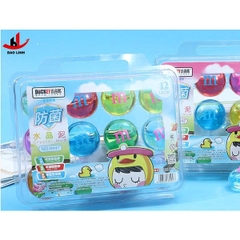 Slime sắc màu DUCKEY. Bộ Slime 12 màu XJY-9947 tạo hình viên kẹo - sản xuất theo quy chuẩn EN-71.