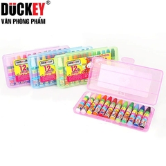SÁP MÀU DẦU HỘP NHỰA. CHUẨN THƯƠNG HIỆU DUCKEY DÀNH CHO BÉ. MÃ 3312,3324,3336