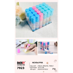 HỒ KHÔ PVA 21g. AN TOÀN. SIÊU DÍNH. TIỆN LỢI. CHUẨN THƯƠNG HIỆU DUCKEY MÃ: 7923