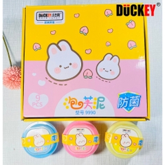 Slime sắc màu DUCKEY. Slime dẻo XJY-9990 nhiều màu sắc - Sản xuất theo tiêu chuẩn ISO9000 - An toàn cho người tiêu dùng.