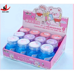 Slime sắc màu DUCKEY. Slime dẻo XJY-9966 có màu nhũ - Sản xuất theo tiêu chuẩn ISO9000 - An toàn cho người sử dụng.