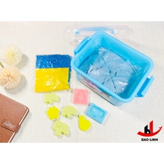 Cát động lực DUCKEY. Bộ sản phẩm XJY-9520 kèm theo khuôn nặn - Trọng lượng 1Kg.