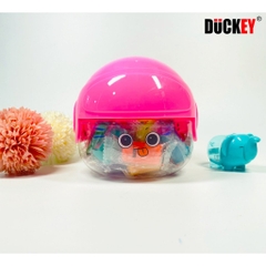 Bộ sản phẩm đất nặn 24 màu DUCKEY. Bộ sản phẩm đất nặn XJY-569 có 24 màu - Có khuôn tặng kèm khi nặn.