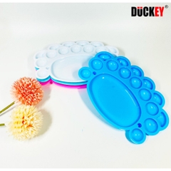 KHAY PHA MÀU VẼ BẰNG NHỰA. THƯƠNG HIỆU DUCKEY. XJY-2028, XJY-2029
