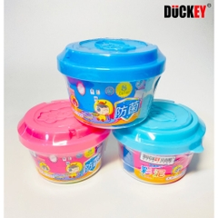 Đất nặn 8 màu DUCKEY. Đất nặn XJY-150 - Làm từ bột mì - An toàn cho người sử dụng.