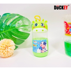 Slime sắc màu thương hiệu DUCKEY. Slime XJY-9999 Hộp hình bò sữa siêu cute - An toàn cho người dùng