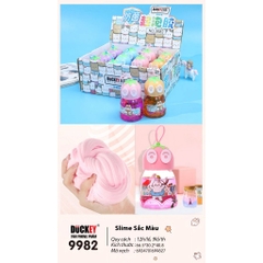 Slime dẻo sắc màu, thương hiệu DUCKEY. Slime XJY-9982, Hình hoạt hình ngộ nghĩnh - An toàn cho người sử dụng