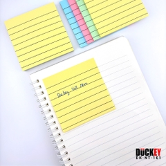 Giấy nhớ dòng kẻ nhiều màu thương hiệu DUCKEY NT-161 NT162 NT163