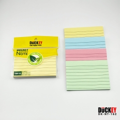 Giấy nhớ dòng kẻ nhiều màu thương hiệu DUCKEY NT-161 NT162 NT163
