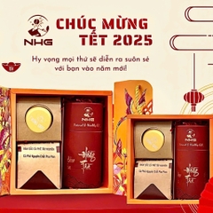 Set quà tặng Tết: Hồng trà Shan Tuyết + Cà phê/ Tặng kèm phin cà phê NHG