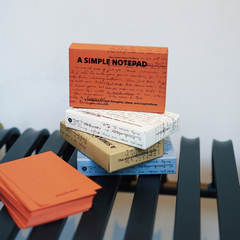 A SIMPLE NOTEPAD—Hộp 100 giấy ghi chú (Màu xanh dương)