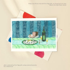 LIFE IS BEAUTIFUL—Hộp 12 thiệp tô màu chủ đề Lòng yêu cuộc sống