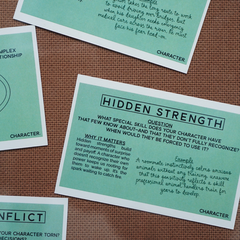 DRAMATIC STORYTELLING—Bộ thẻ hình gợi ý các câu hỏi để thực hành Biên Kịch (Tiếng Anh)