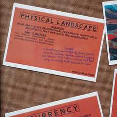 DRAMATIC STORYTELLING—Bộ thẻ hình gợi ý các câu hỏi để thực hành Biên Kịch (Tiếng Anh)