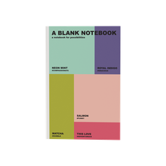 A BLANK NOTEBOOK—Neon Mint