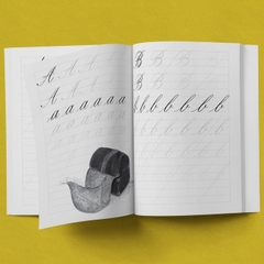 ABRACADABRA—Sổ tập viết calligraphy và những câu thần chú chữa lành (A notebook for positive self-affirmations with the help of calligraphy)