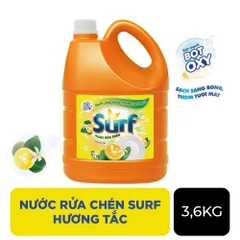 SURF Nước Rửa Chén Hương Tắc 3.6kg