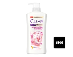Dầu Gội Clear Sạch Gàu Hoa Anh Đào Thơm Mát 630g (Mới)