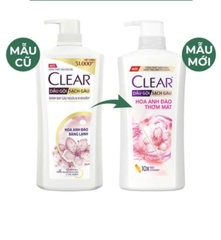 Dầu Gội Clear Sạch Gàu Hoa Anh Đào Thơm Mát 630g (Mới)