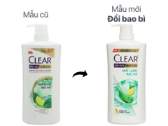 CLEAR dầu gội bạc hà 880g