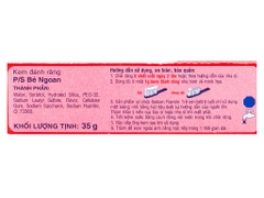 P/S Kem Đánh Răng Bé Ngoan Hương Dâu 35g
