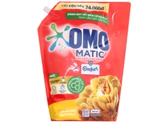 Nước giặt OMO Matic cửa trên hương Comfort tinh dầu thơm túi 3.6kg