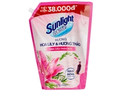 Nước lau sàn Sunlight tinh dầu thảo mộc lily hương thảo túi 3.6kg