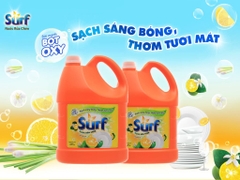 SURF Nước Rửa Chén Hương Tắc 3.6kg