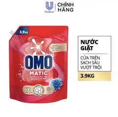 Nước giặt OMO Matic cửa trên sạch sâu vượt trội túi 3.9kg
