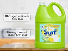 Nước Rửa Chén SURF Hương Chanh Sả Can 3.6kg