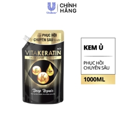 Kem ủ tóc VITAKERATIN phục hồi chuyên sâu từ gốc 1000ml