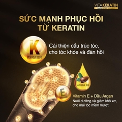 Kem ủ tóc VITAKERATIN phục hồi chuyên sâu từ gốc 1000ml