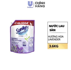 Nước lau sàn Sunlight hương hoa lavender túi 3.6kg