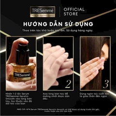 SERUM DƯỠNG TÓC TRESEMME KERATIN SMOOTH _ VÀO NẾP SUÔN MƯỢT