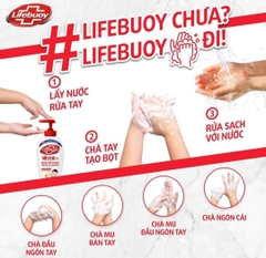 Nước rửa tay Lifebuoy túi 1kg sữa dưỡng ẩm