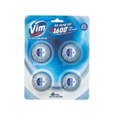 Viên Thả Vệ Sinh Bồn Cầu VIM Hương Bạc Hà_ Vỉ 180G