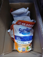 NƯỚC LAU SÀN SUNLIGHT TÚI 3,4KG BIOSHIELD HƯƠNG QUẾ VÀ CAM BERGAMOT