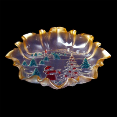 Đĩa hình cô bé trang trí cây thông Noel Walther-Glas: Weihnachtstraum color gold