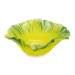 Bát thủy tinh màu xanh lá cây thả hoa, đựng hoa quả Walther-Glas: Susanna Jungle