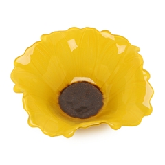 Bát thủy tinh màu vàng thả hoa, đựng hoa quả Walther-Glas: Susanna Sunflower-1202055