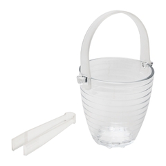 Xô đựng đá 840ml có gắp thủy tinh Hàn Quốc The Glass-P905