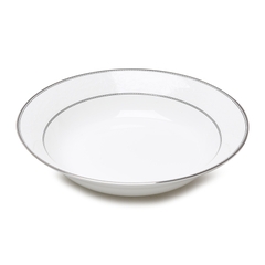 Bộ đồ ăn Silver White 2 viền bạc - 25 chi tiết sứ xương Hàn Quốc Haengnam 57951