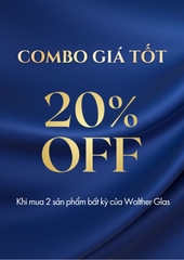 (Mua 2 Giảm 20%) Bát thủy tinh màu tím thả hoa, đựng hoa quả Walther-Glas: Miranda Violet Yellow